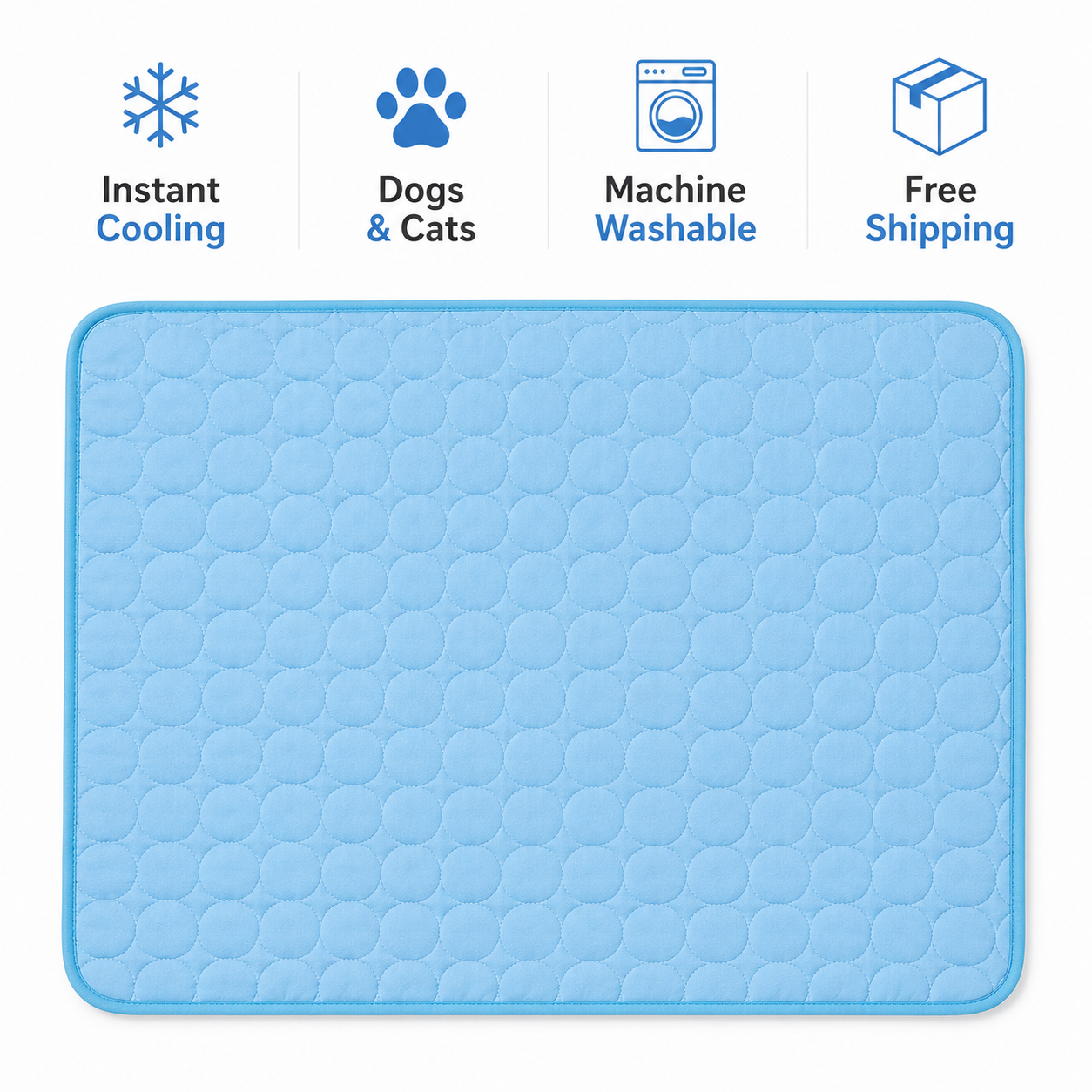 Arctic Paws Cooling Mat — Summer Comfort for Dogs & Cats